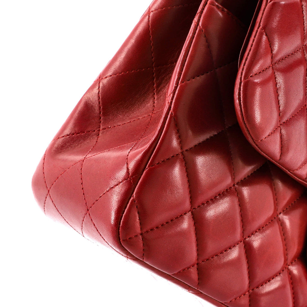 Chanel Classic Double Flap Bag Quilted Lambskin Jumbo