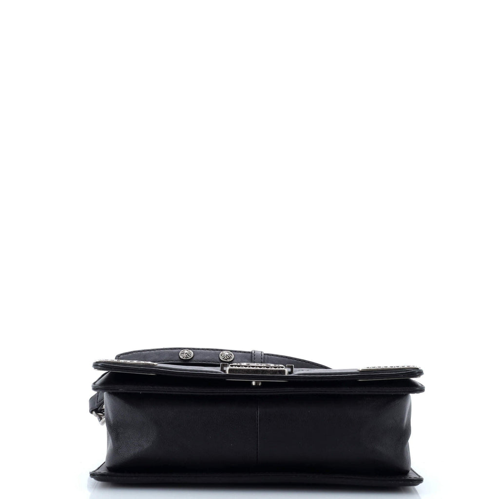 Chanel Paris-Dallas Boy Flap Bag Quilted Calfskin with Metal Adornments Old Medium