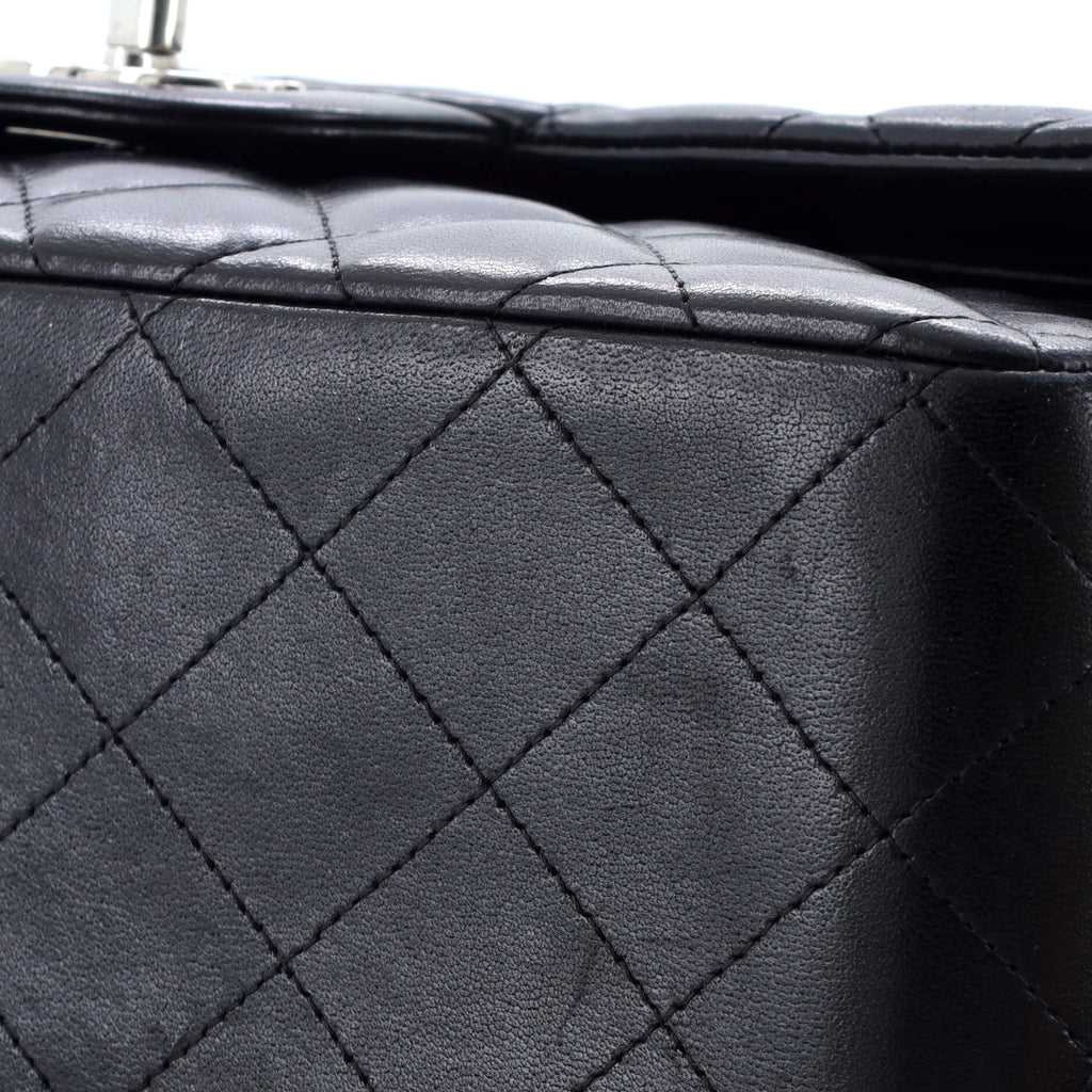 Chanel Classic Double Flap Bag Quilted Lambskin Jumbo