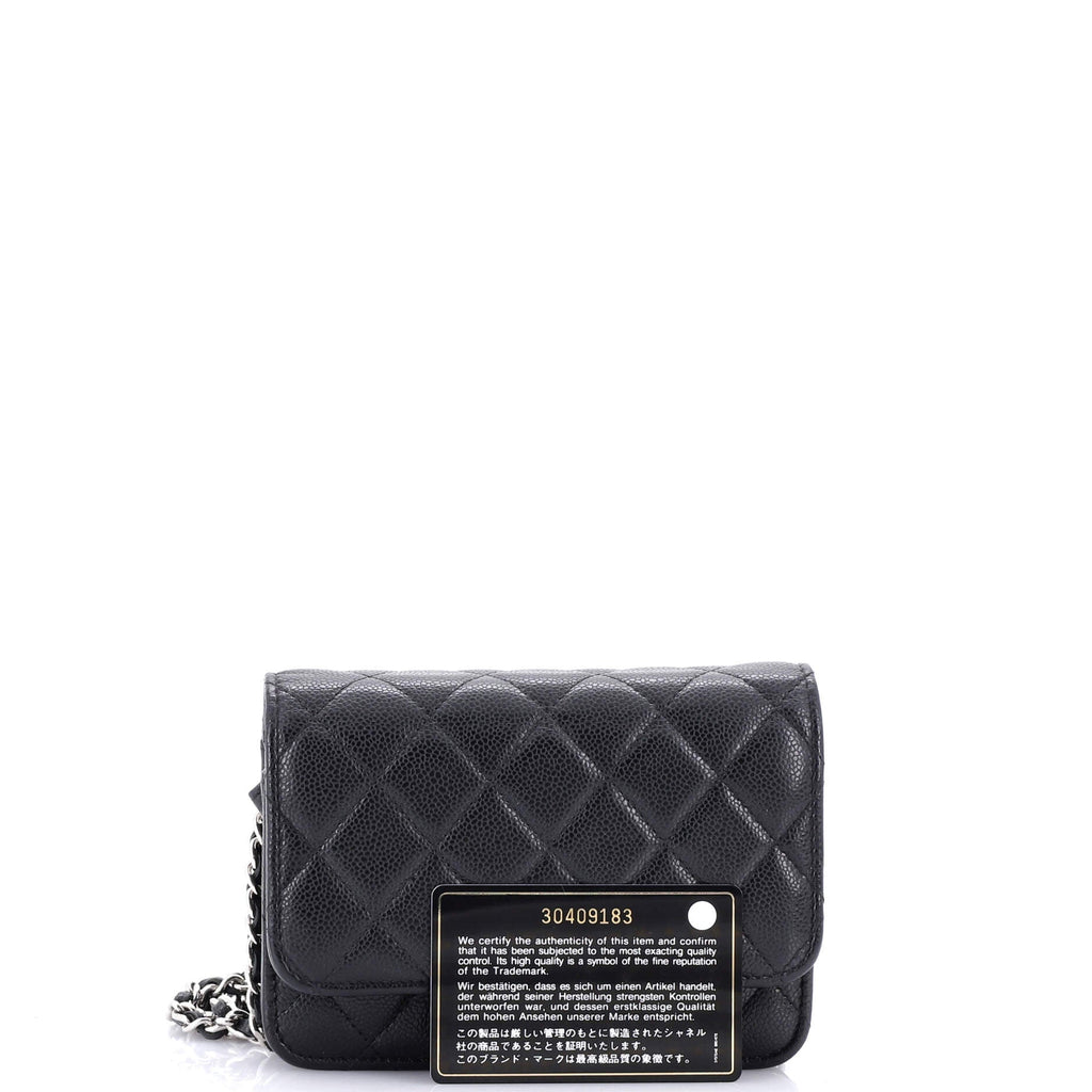 Chanel Wallet on Chain Quilted Caviar Mini