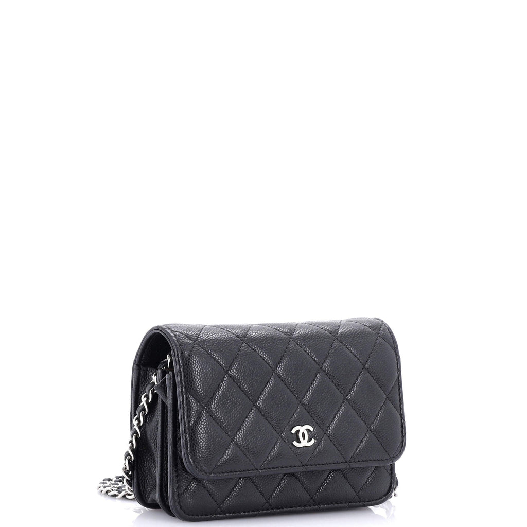 Chanel Wallet on Chain Quilted Caviar Mini