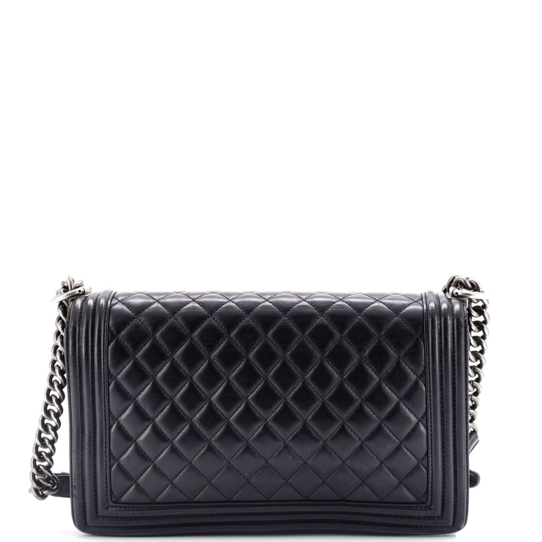Chanel Boy Flap Bag Quilted Calfskin New Medium