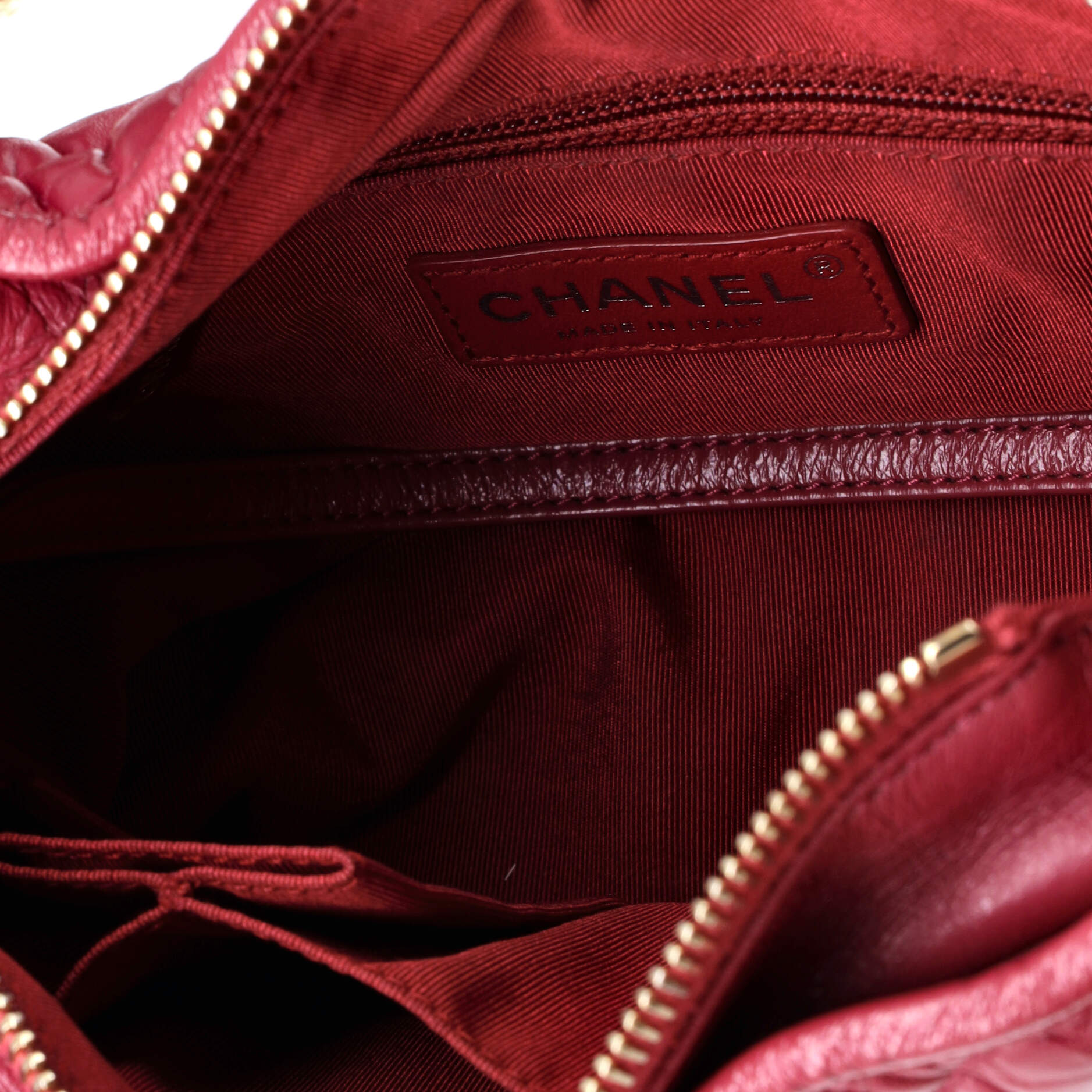 Chanel Gabrielle Hobo Chevron Aged Calfskin Small