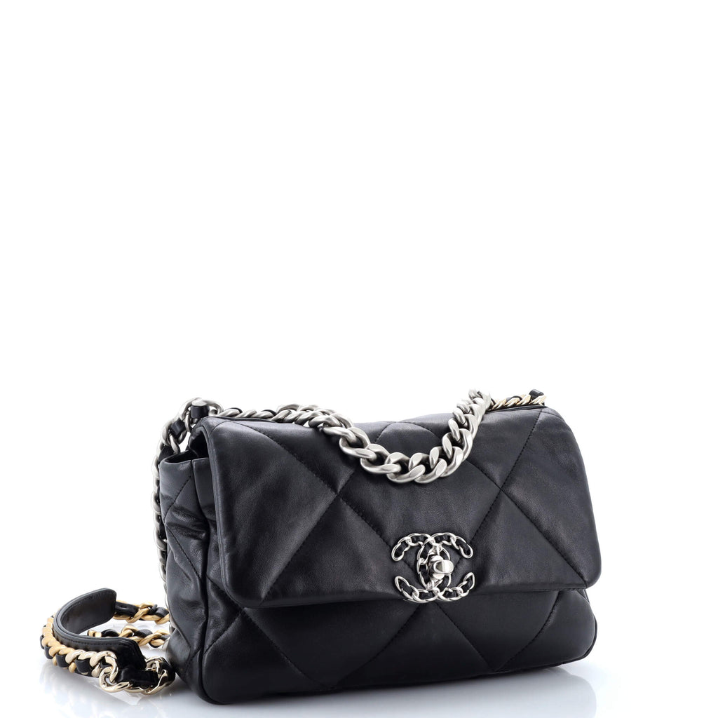 Chanel 19 Flap Bag Quilted Leather Medium