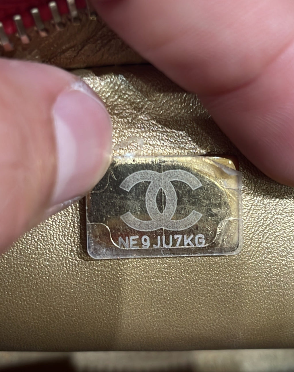 Chanel Pearl Crush Camera Case Quilted Lambskin Small