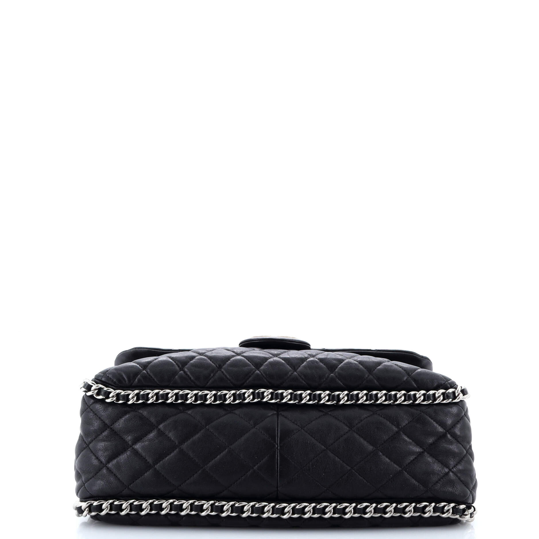 Chanel Chain Around Flap Bag Quilted Leather Maxi