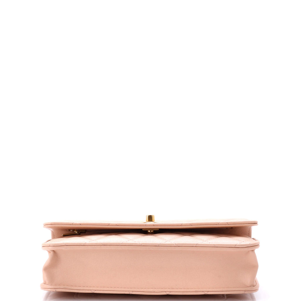 Chanel Sweet Camellia Wallet on Chain Quilted Lambskin