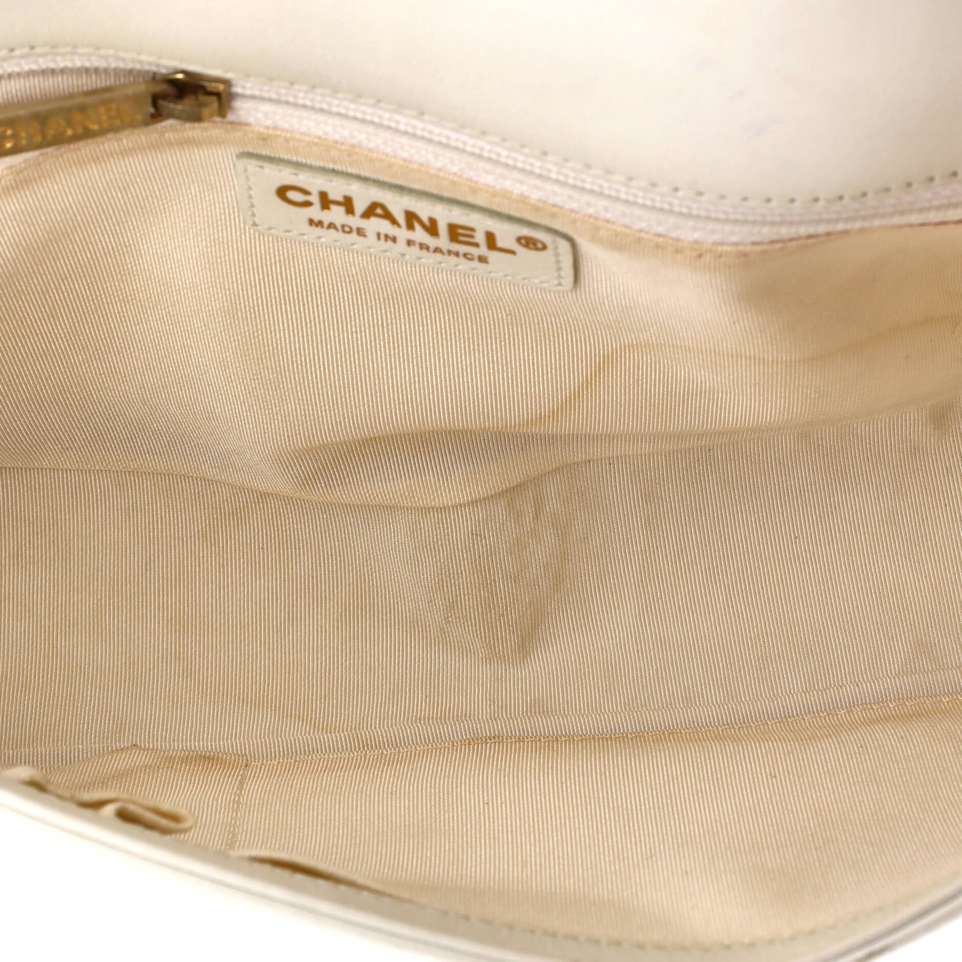Chanel Boy Flap Bag Braided Sheepskin New Medium