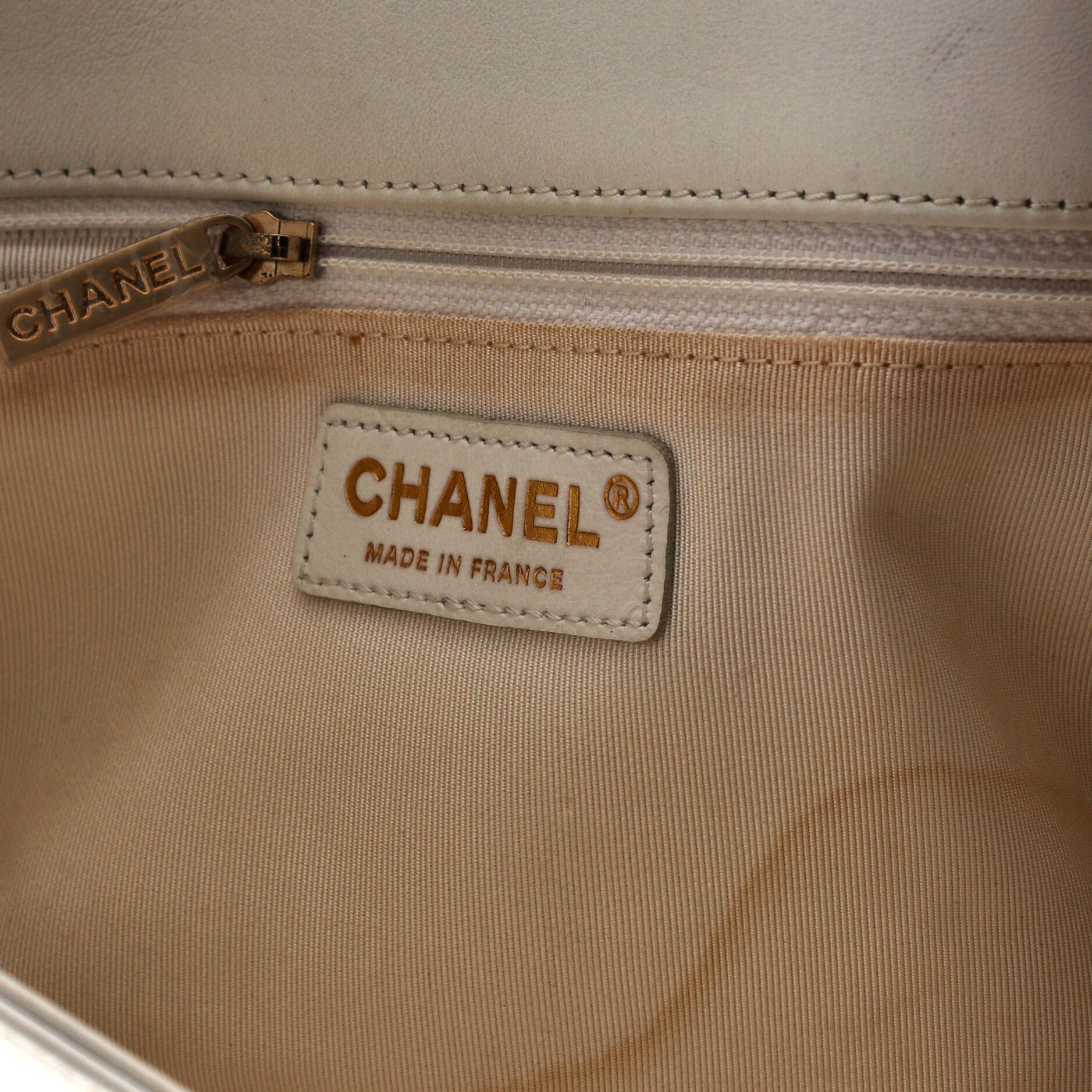 Chanel Boy Flap Bag Braided Sheepskin New Medium