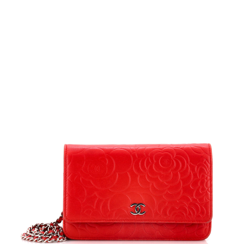 Chanel Wallet on Chain Camellia Lambskin