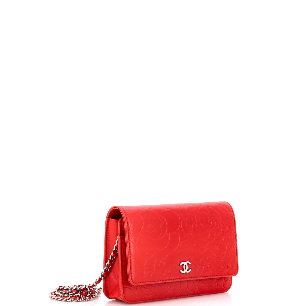 Chanel Wallet on Chain Camellia Lambskin
