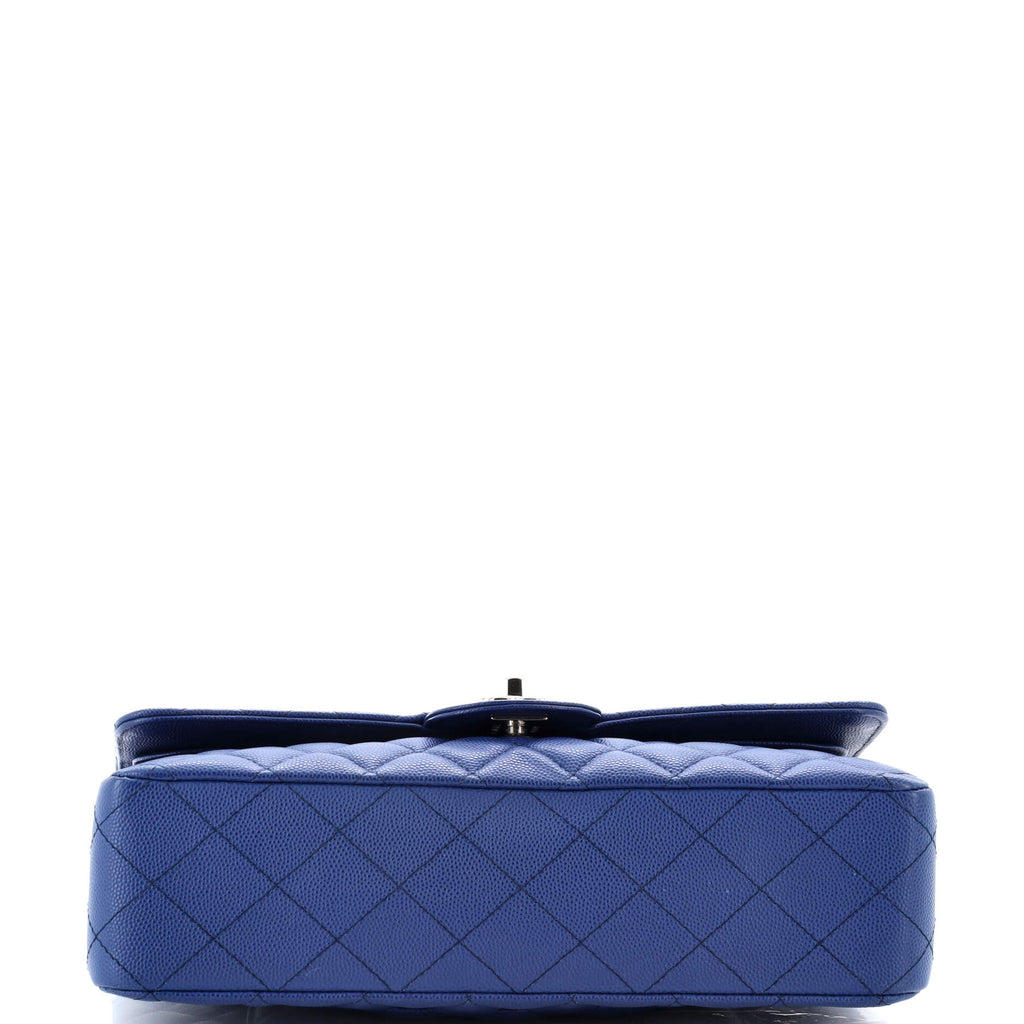 Chanel Classic Double Flap Bag Quilted Caviar Medium