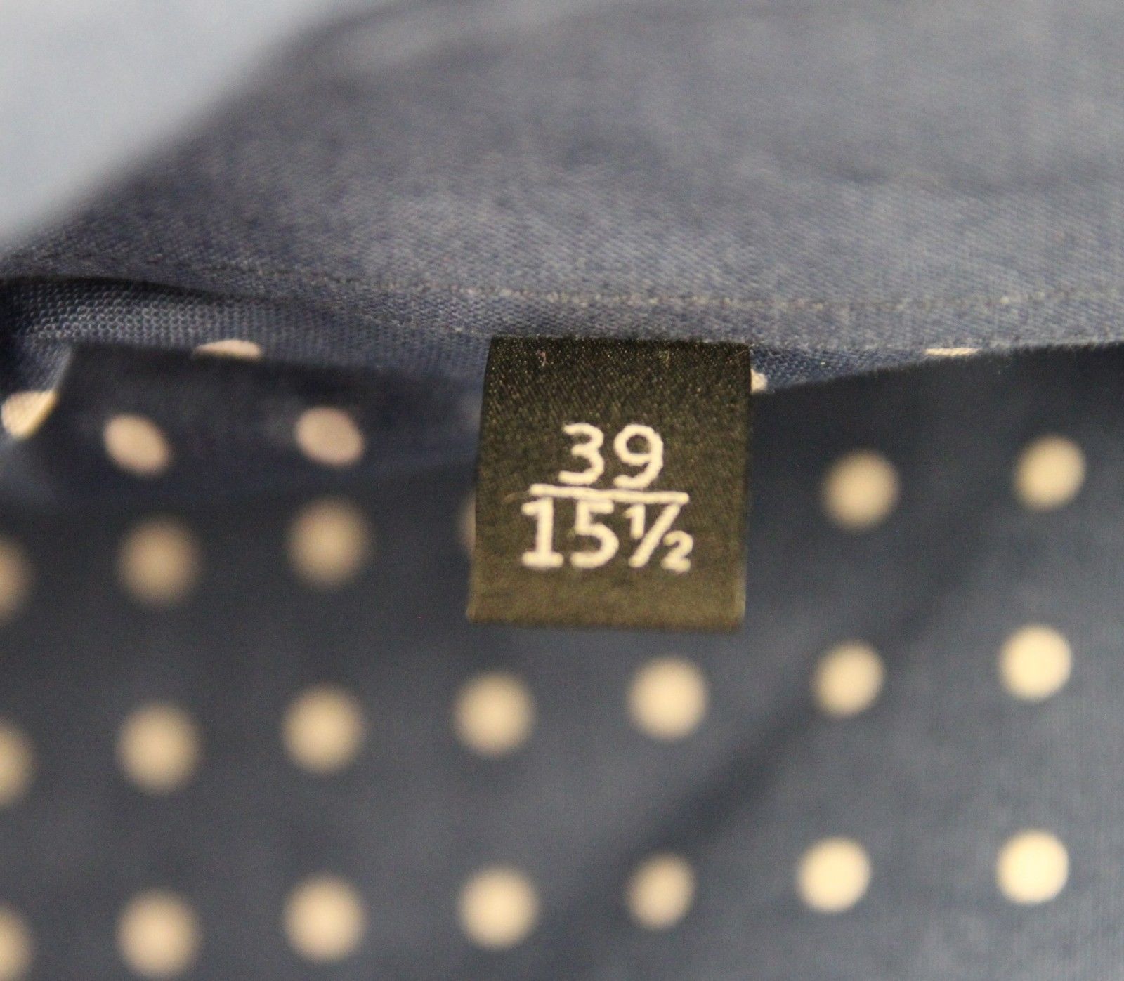 Gucci Men's Skinny Stripes Dots Blue Cotton Short Sleeve Shirt