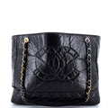 Chanel Paris-31 Rue Cambon Timeless CC Shopping Tote Quilted Shiny Aged Calfskin Large