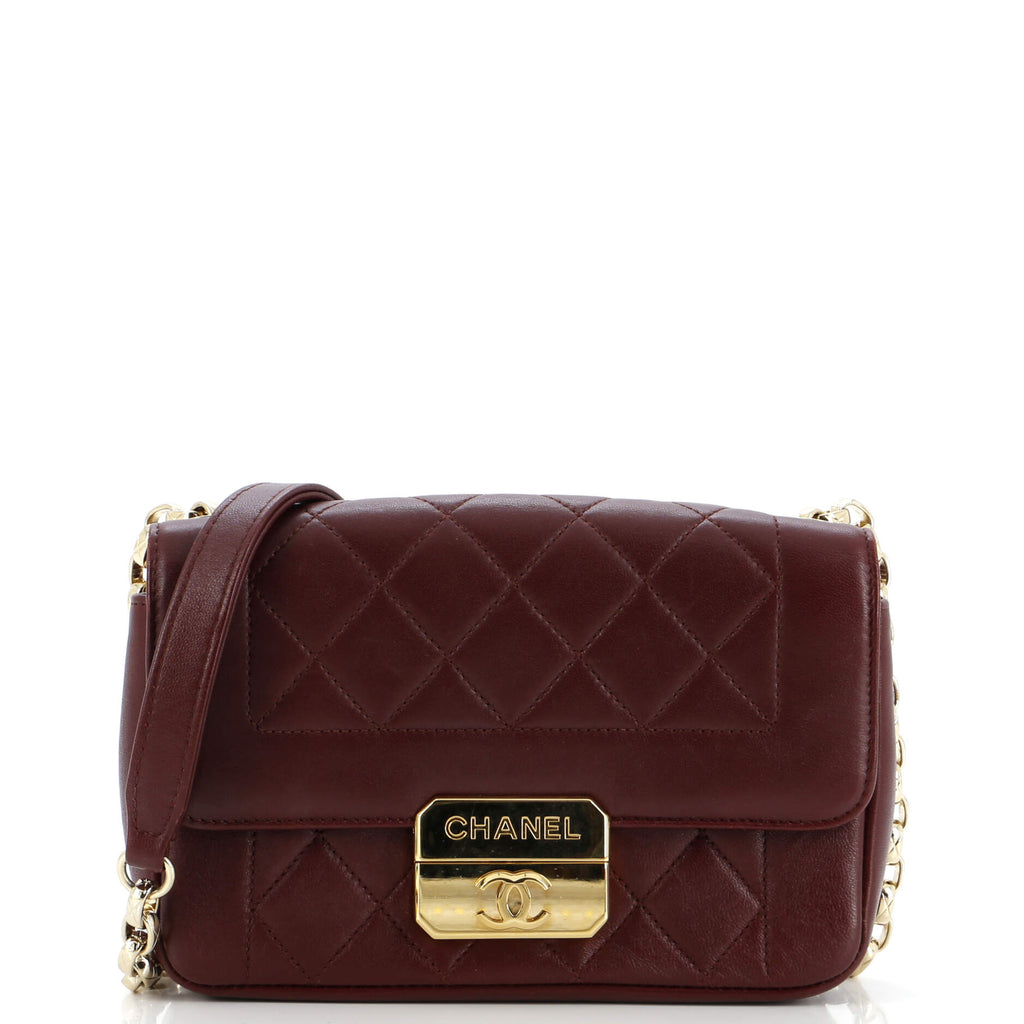 Chanel Chic With Me Flap Bag Quilted Lambskin Mini