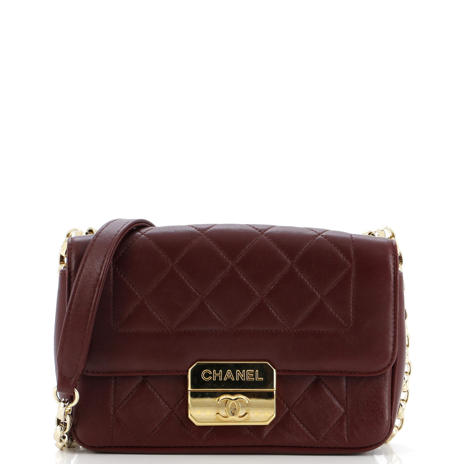 Chanel Chic With Me Flap Bag Quilted Lambskin Mini