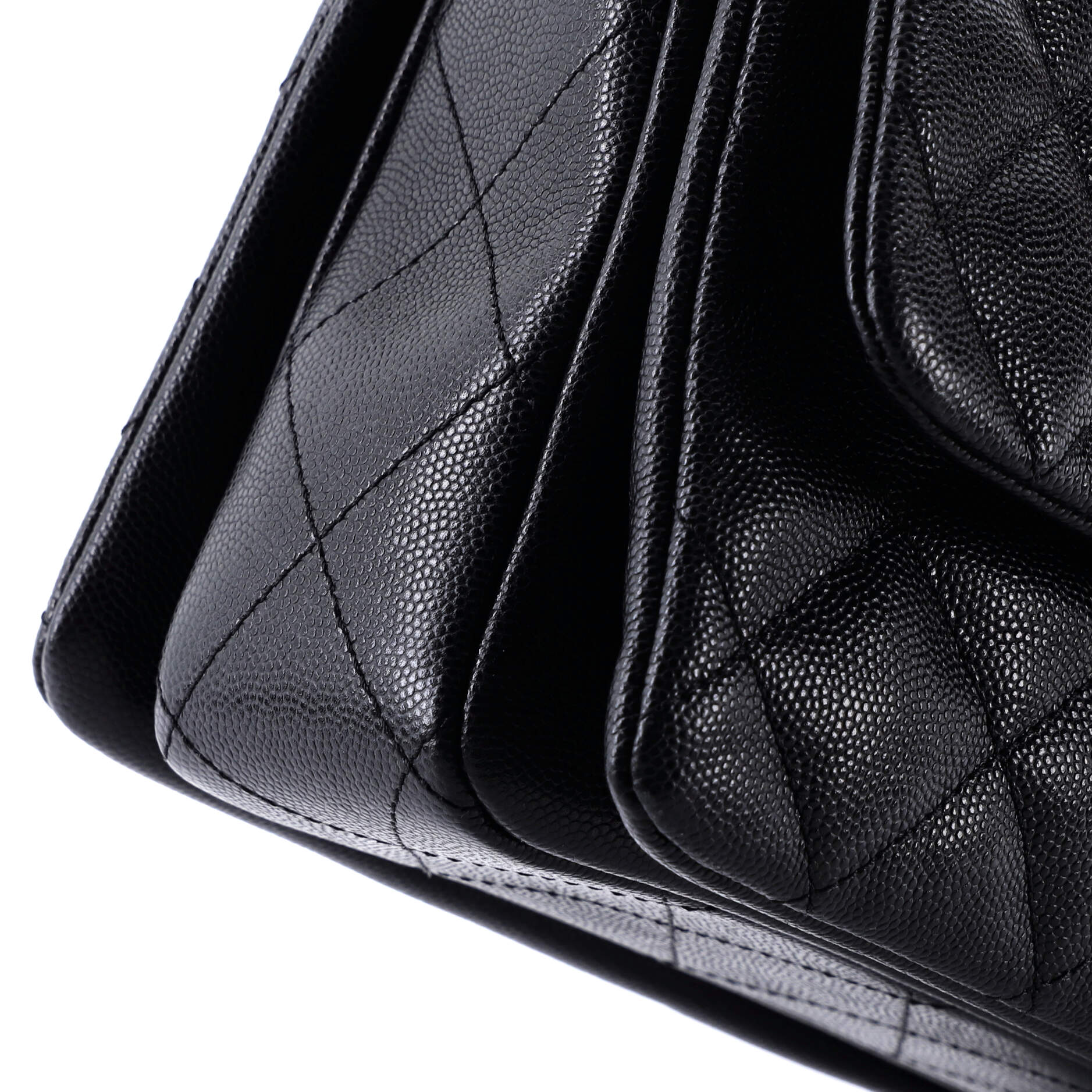 Chanel Coco First Flap Bag Quilted Caviar Mini