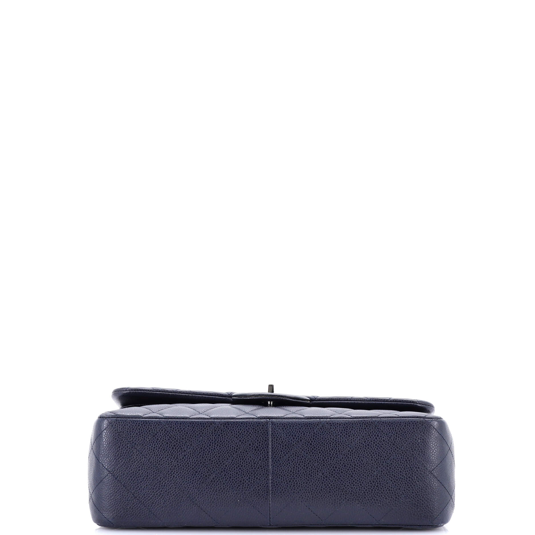 Chanel Classic Double Flap Bag Quilted Caviar Jumbo