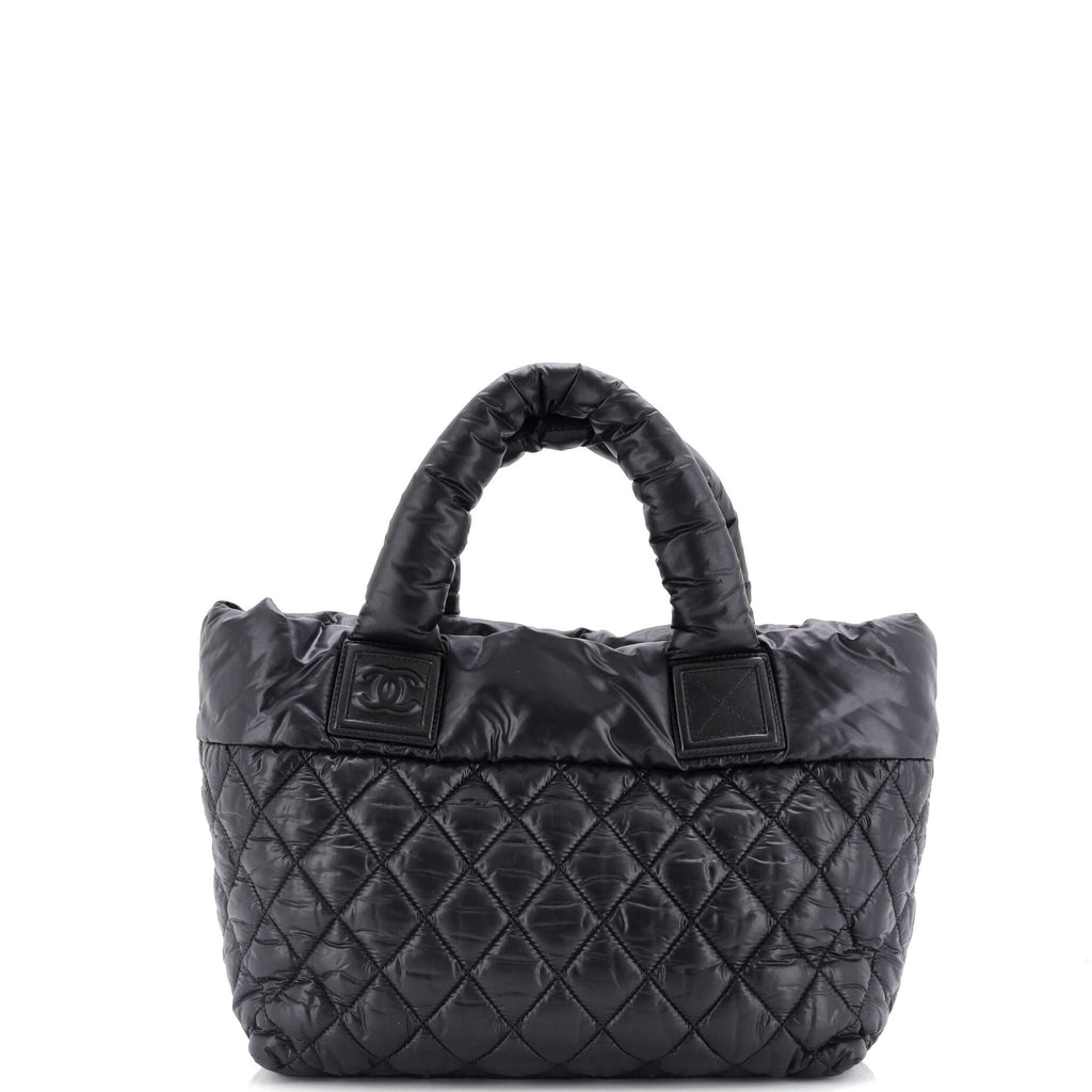 Chanel Coco Cocoon Reversible Tote Quilted Nylon Small