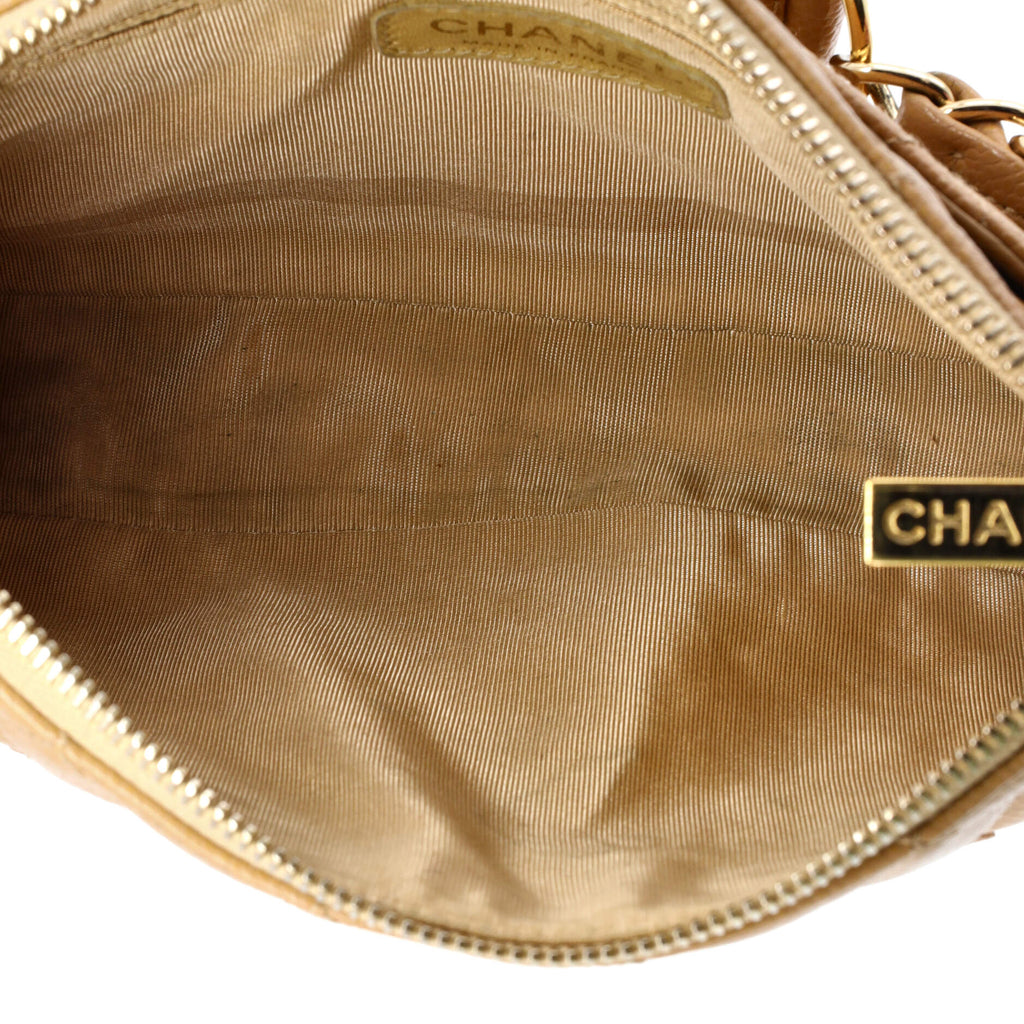 Chanel Timeless CC Chain Shoulder Bag Quilted Caviar Small