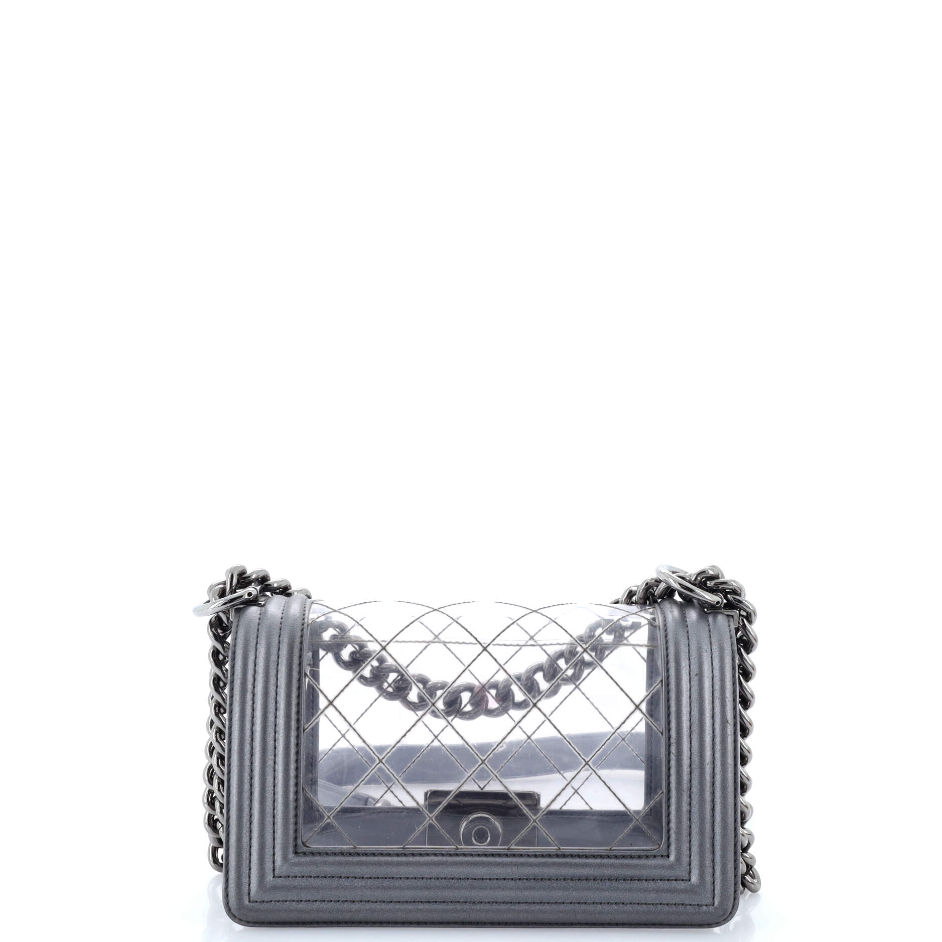 Chanel Boy Flap Bag Quilted PVC and Calfskin Small