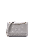 Chanel Timeless CC Scalloped Chain Flap Bag Quilted Lambskin Small