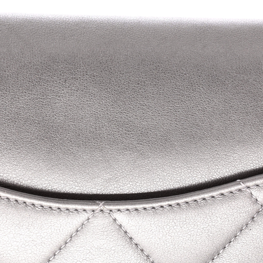 Chanel Timeless CC Scalloped Chain Flap Bag Quilted Lambskin Small