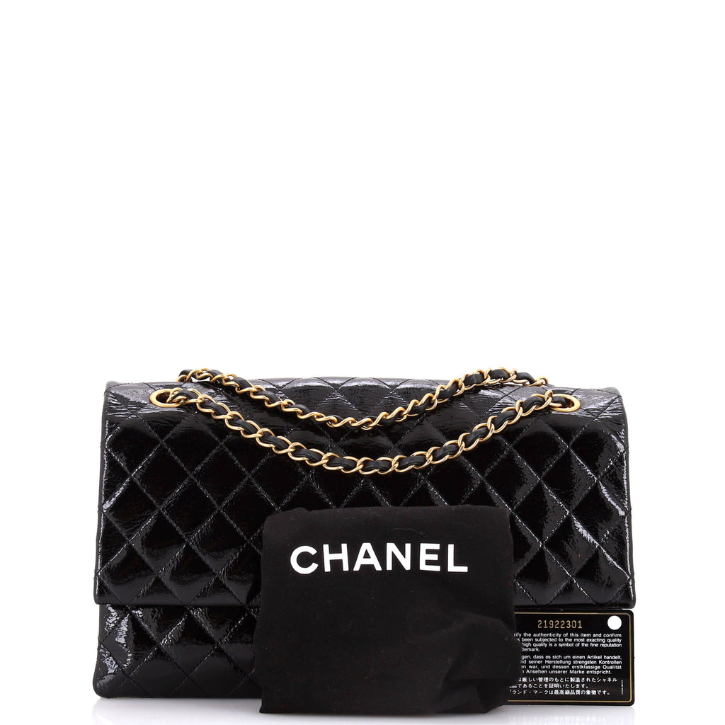 Chanel Envelope Lock 3 Bag Quilted  Goatskin Medium
