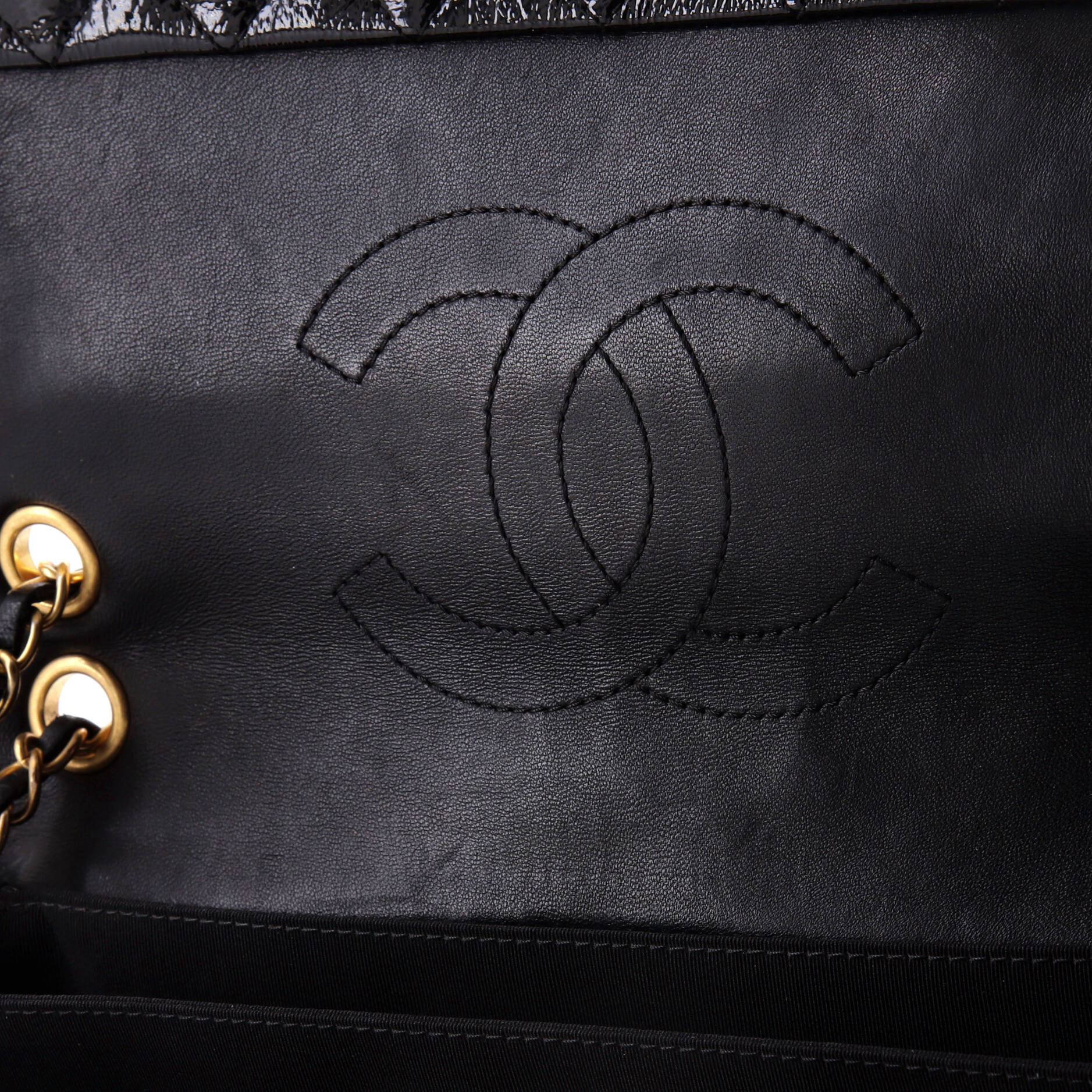 Chanel Envelope Lock 3 Bag Quilted  Goatskin Medium