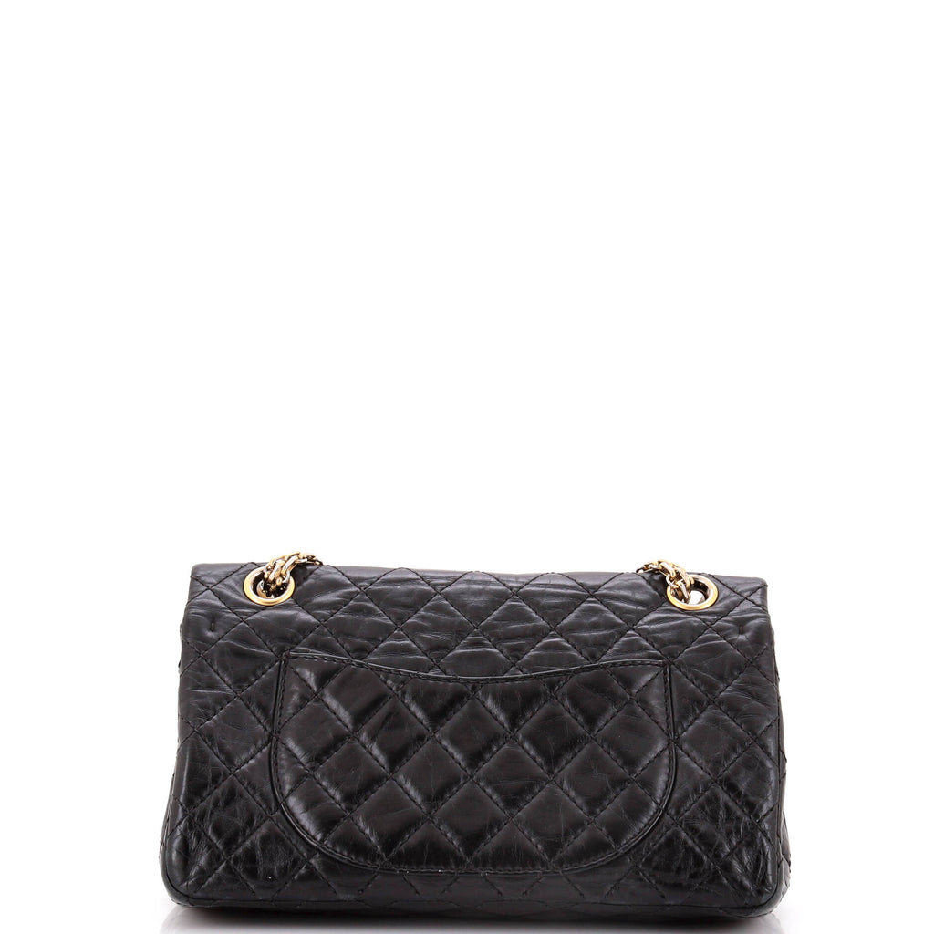 Chanel Reissue 2.55 Double Compartment Flap Bag Quilted Aged Calfskin 225