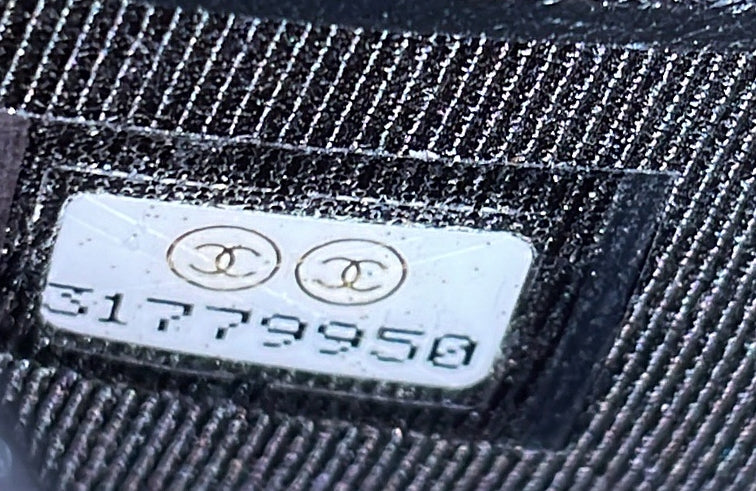 Chanel Boy Flap Wallet Quilted Caviar Long