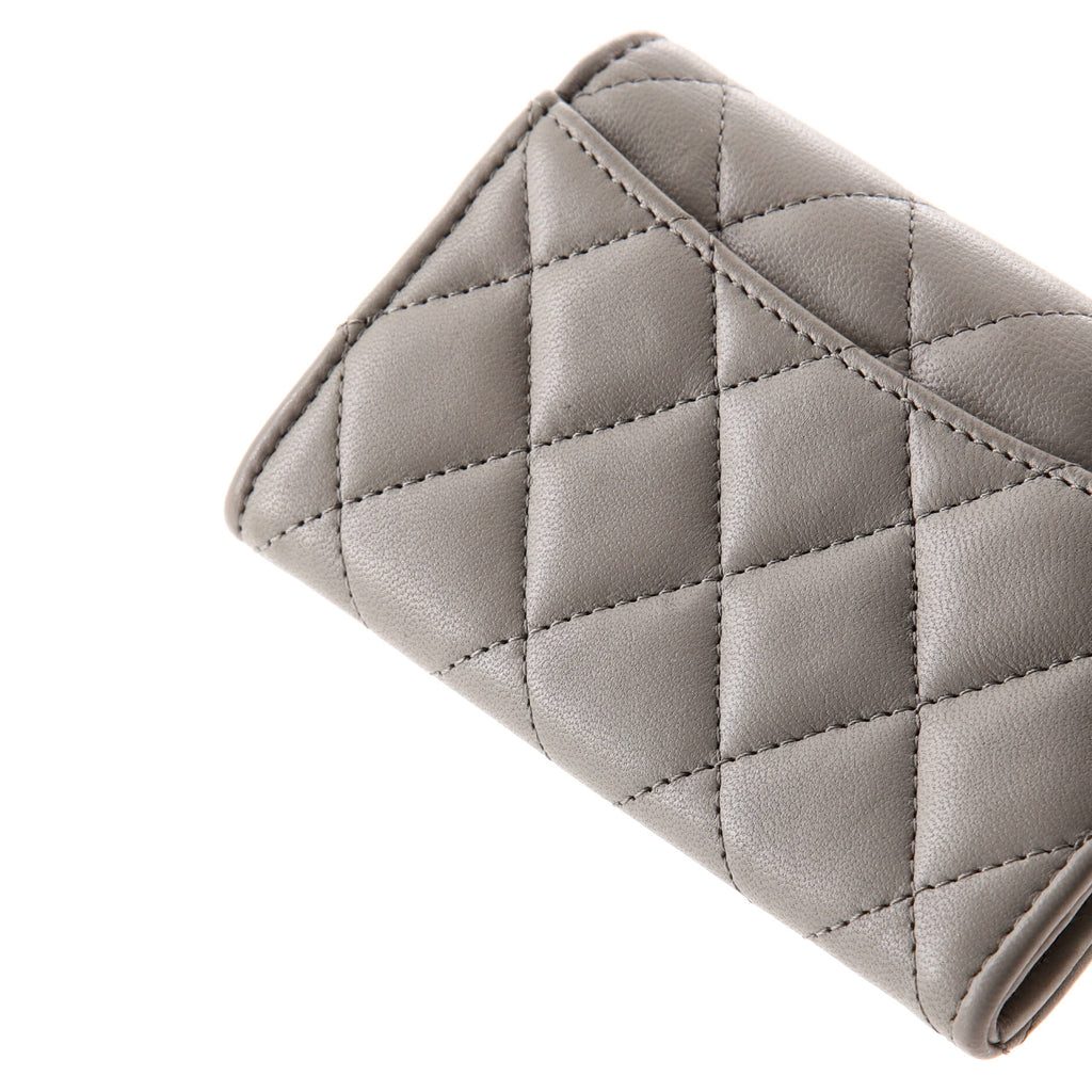 Chanel Classic Flap Card Case Quilted Lambskin