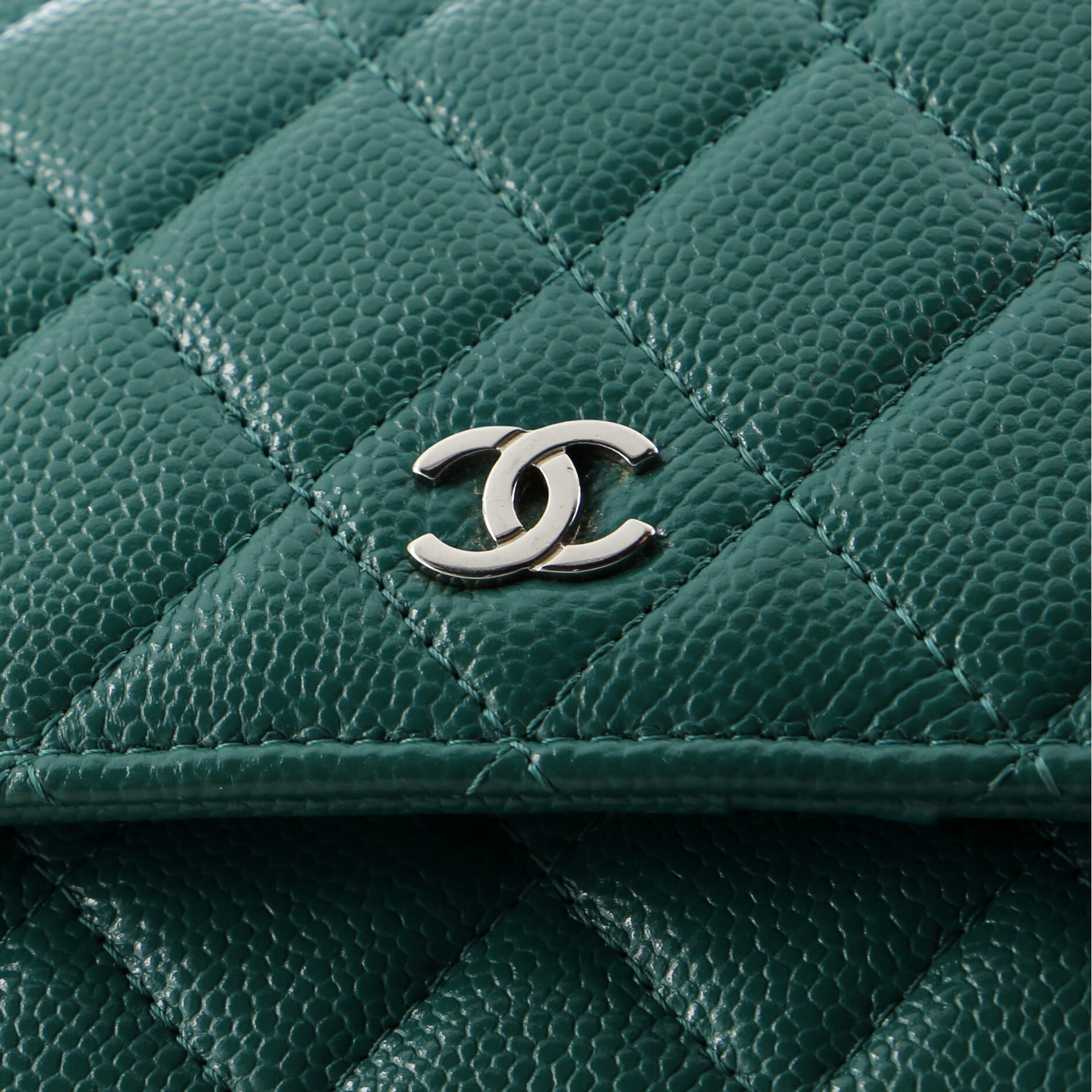 Chanel Wallet on Chain Quilted Caviar Mini