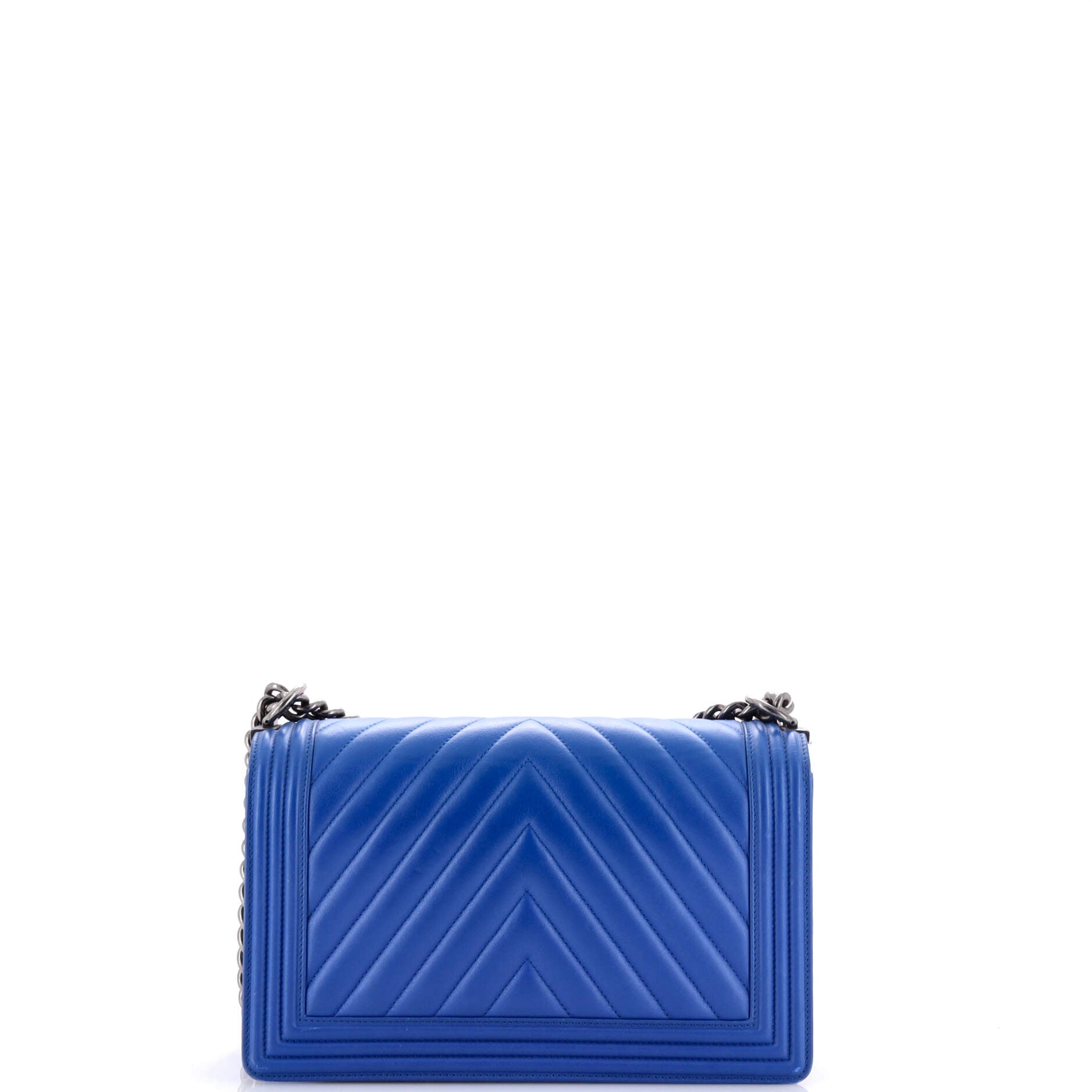 Chanel Boy Flap Bag Chevron Calfskin New Medium