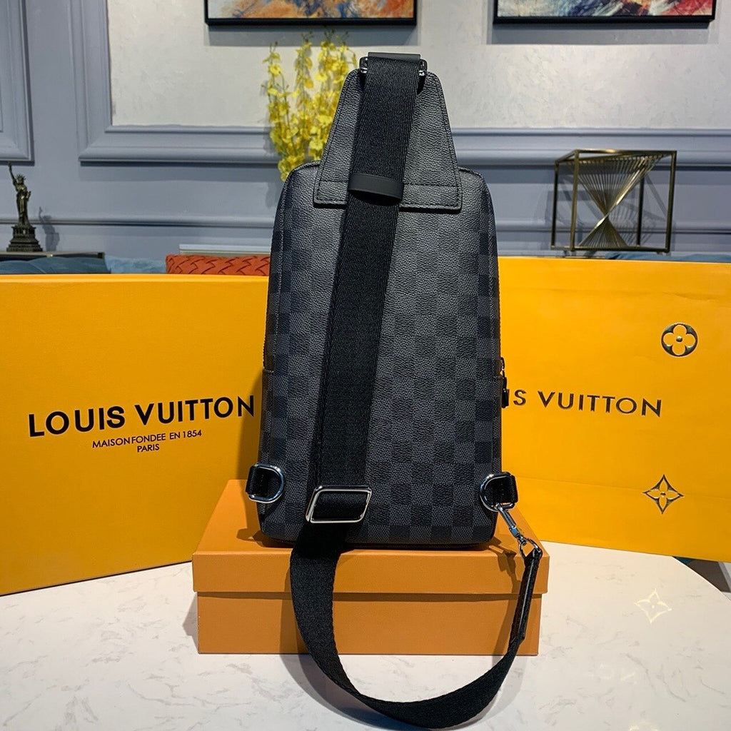 Louis Vuitton Avenue Sling Bag Damier Graphite Canvas For Men, Bags, Shoulder And Crossbody Bags 12.2in/31cm Louis Vuitton N41719