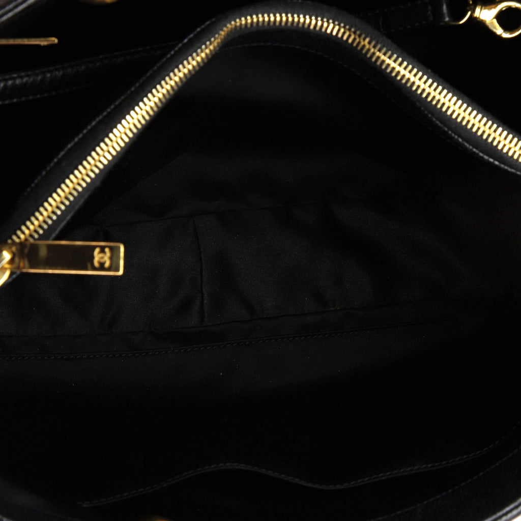 Chanel Grand Shopping Tote Quilted Caviar XL