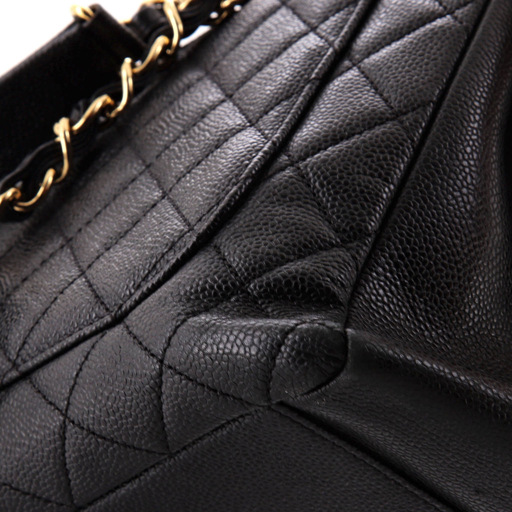 Chanel Grand Shopping Tote Quilted Caviar XL