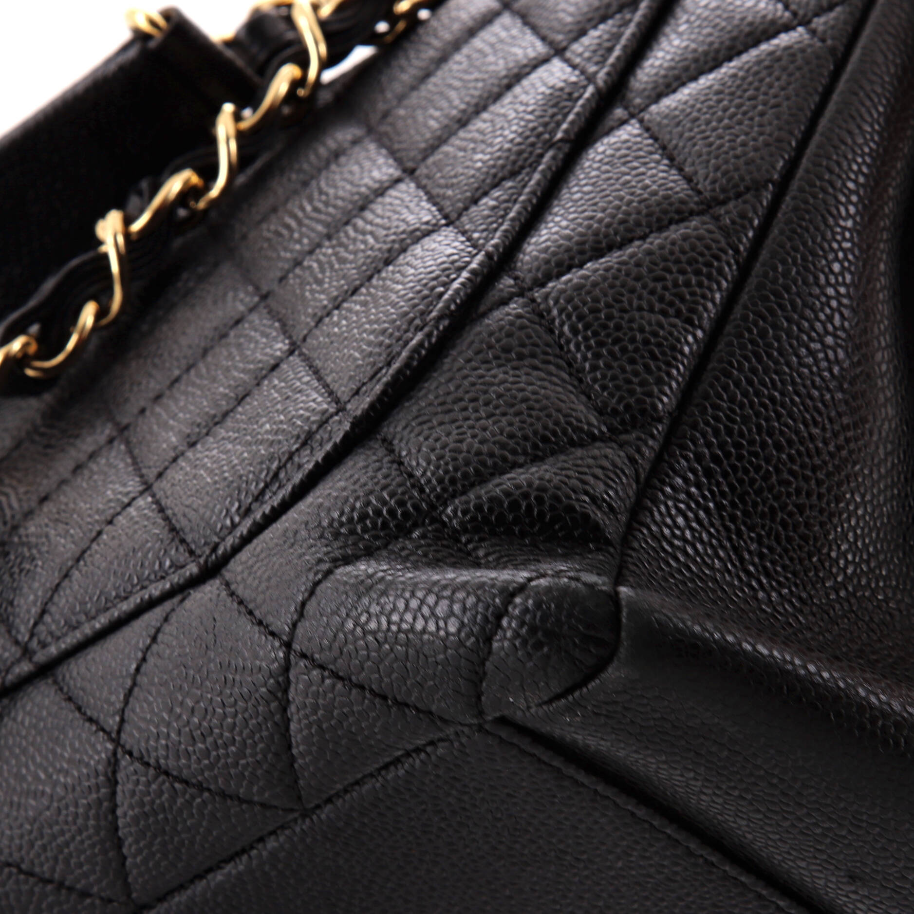 Chanel Grand Shopping Tote Quilted Caviar XL