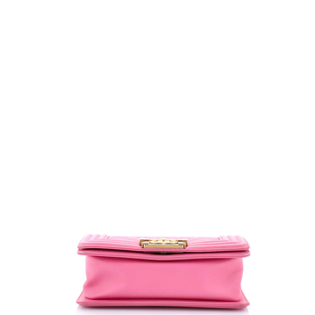 Chanel Boy Flap Bag Quilted Calfskin Small