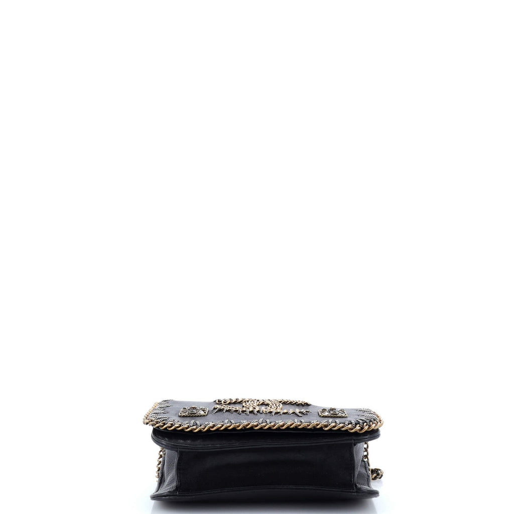 Chanel Paris-Byzance CC Flap Bag Embroidered Leather Mini