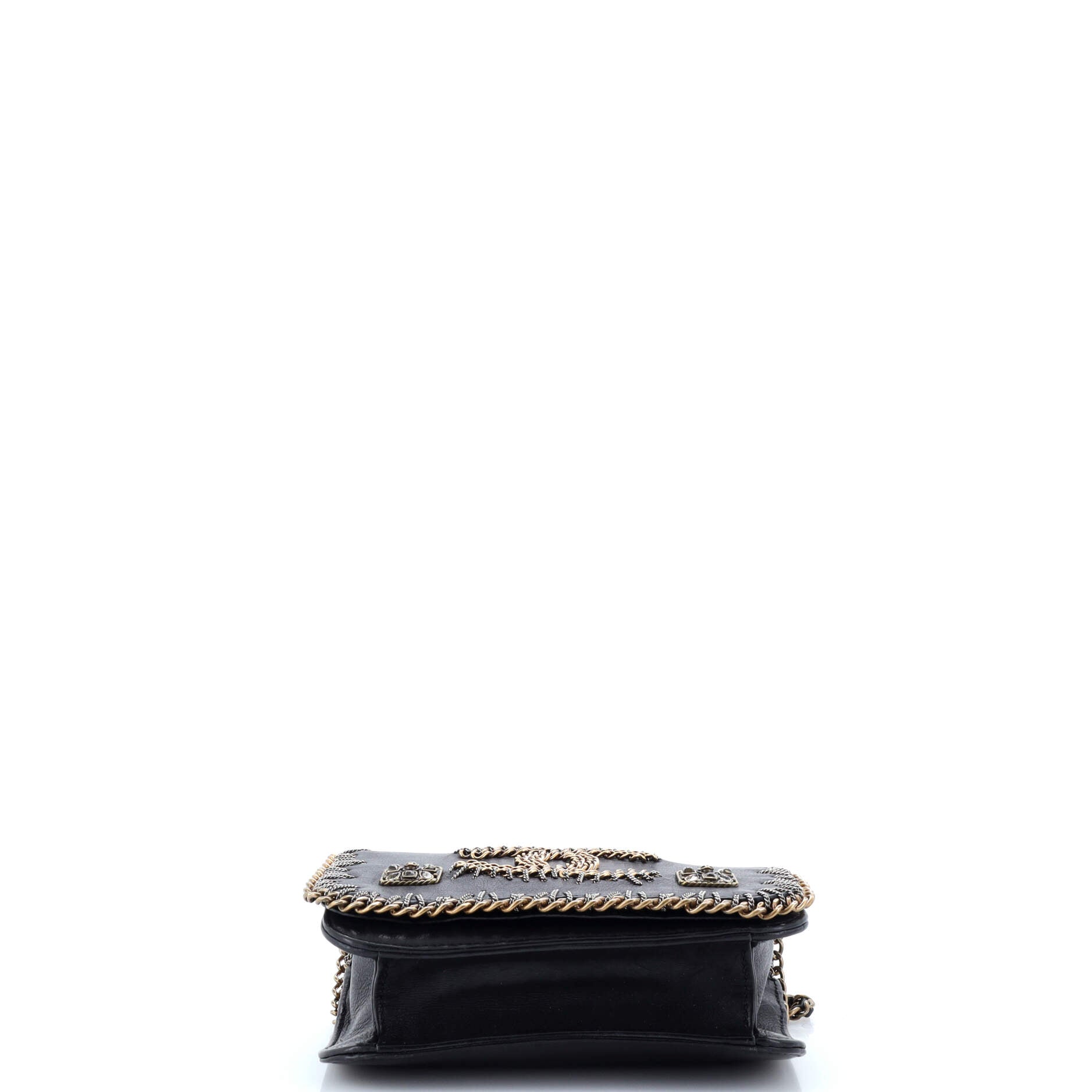 Chanel Paris-Byzance CC Flap Bag Embroidered Leather Mini