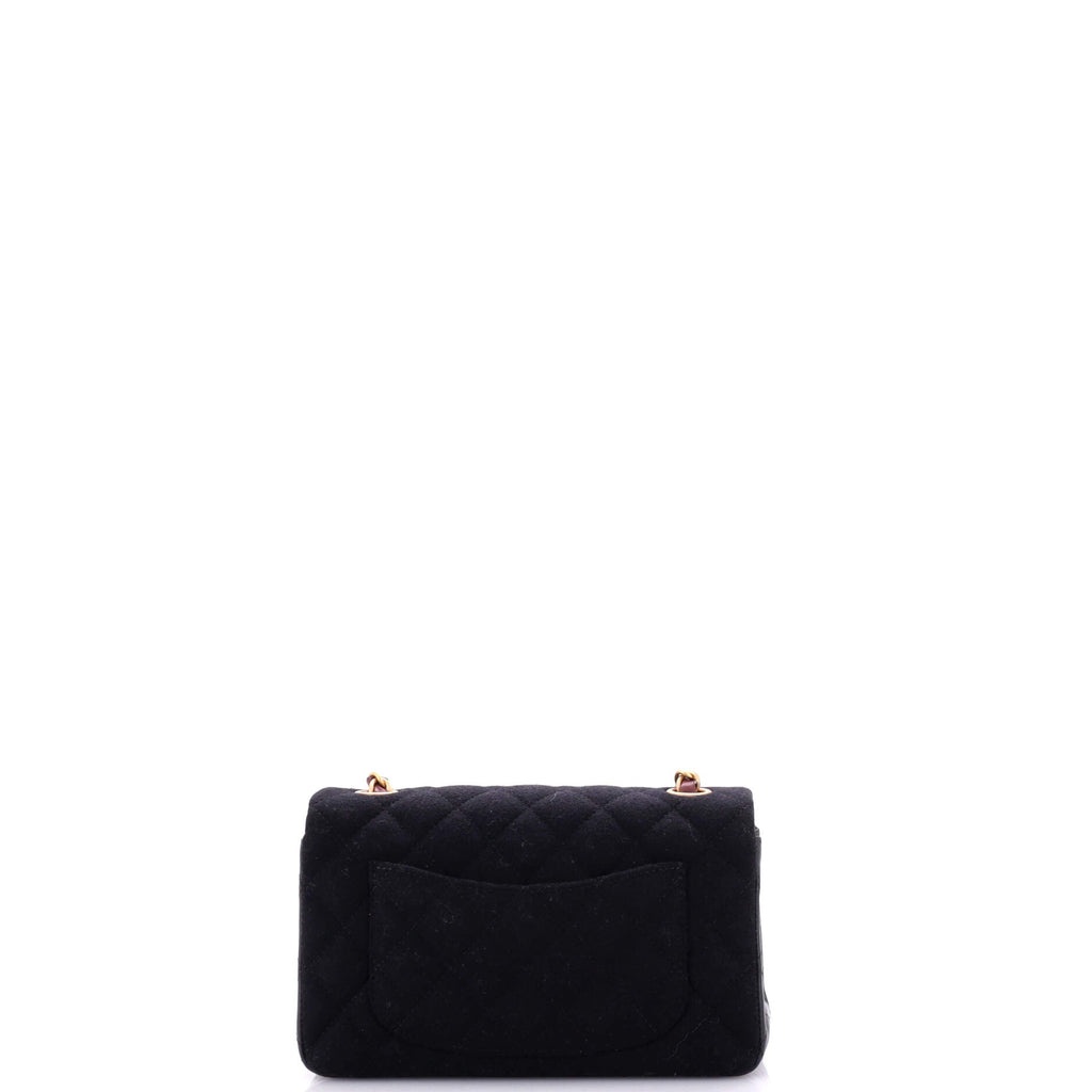 Chanel Paris-Hamburg Charms Classic Single Flap Bag Quilted Wool and Lambskin Mini