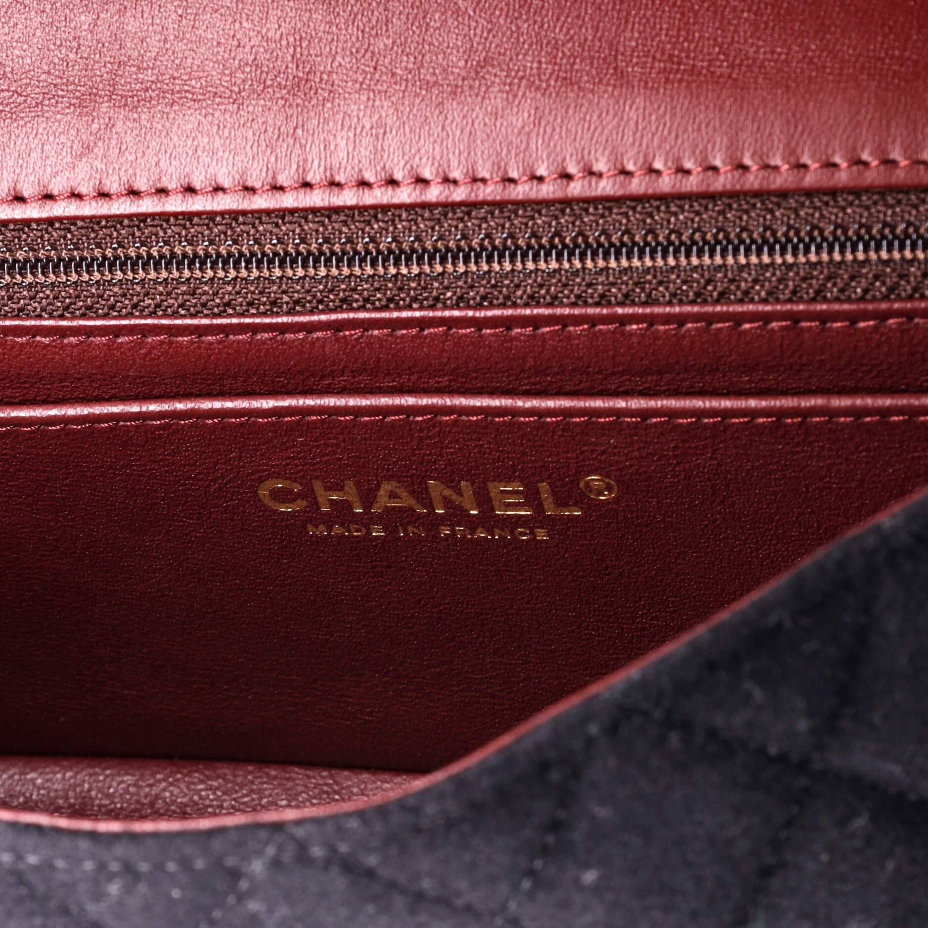 Chanel Paris-Hamburg Charms Classic Single Flap Bag Quilted Wool and Lambskin Mini