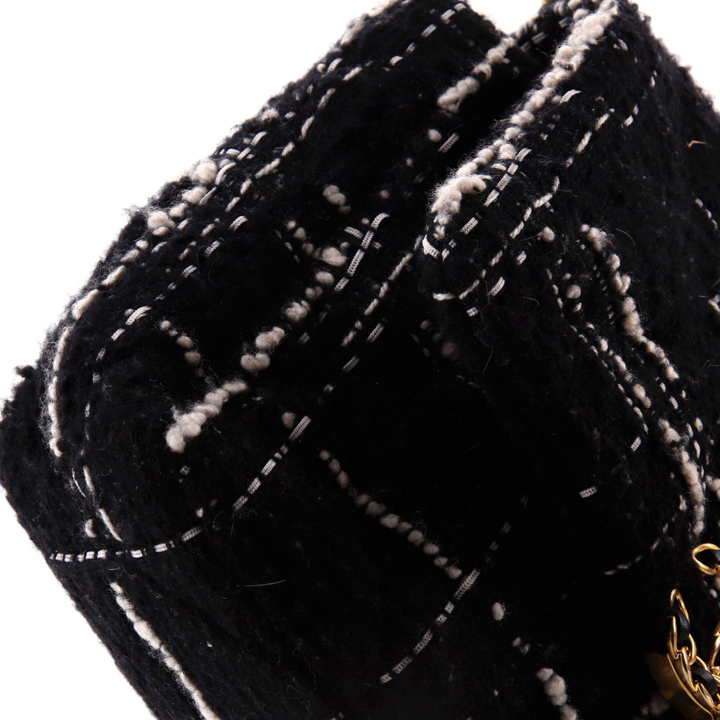 Chanel 19 Flap Bag Quilted Tweed Medium