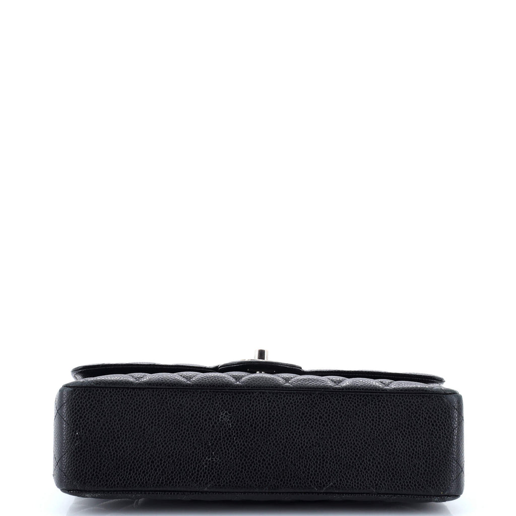 Chanel Classic Double Flap Bag Quilted Caviar Medium