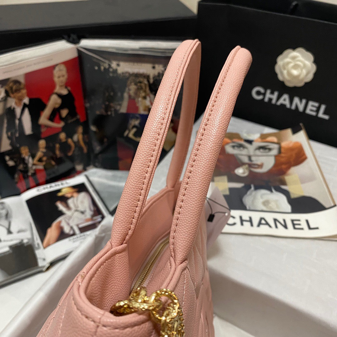 ChanelMedallion Tote Gold Hardware Caviar PiNike For Women Handbags, Shoulder Bags 15.6in/32cmÃ‚Â 
