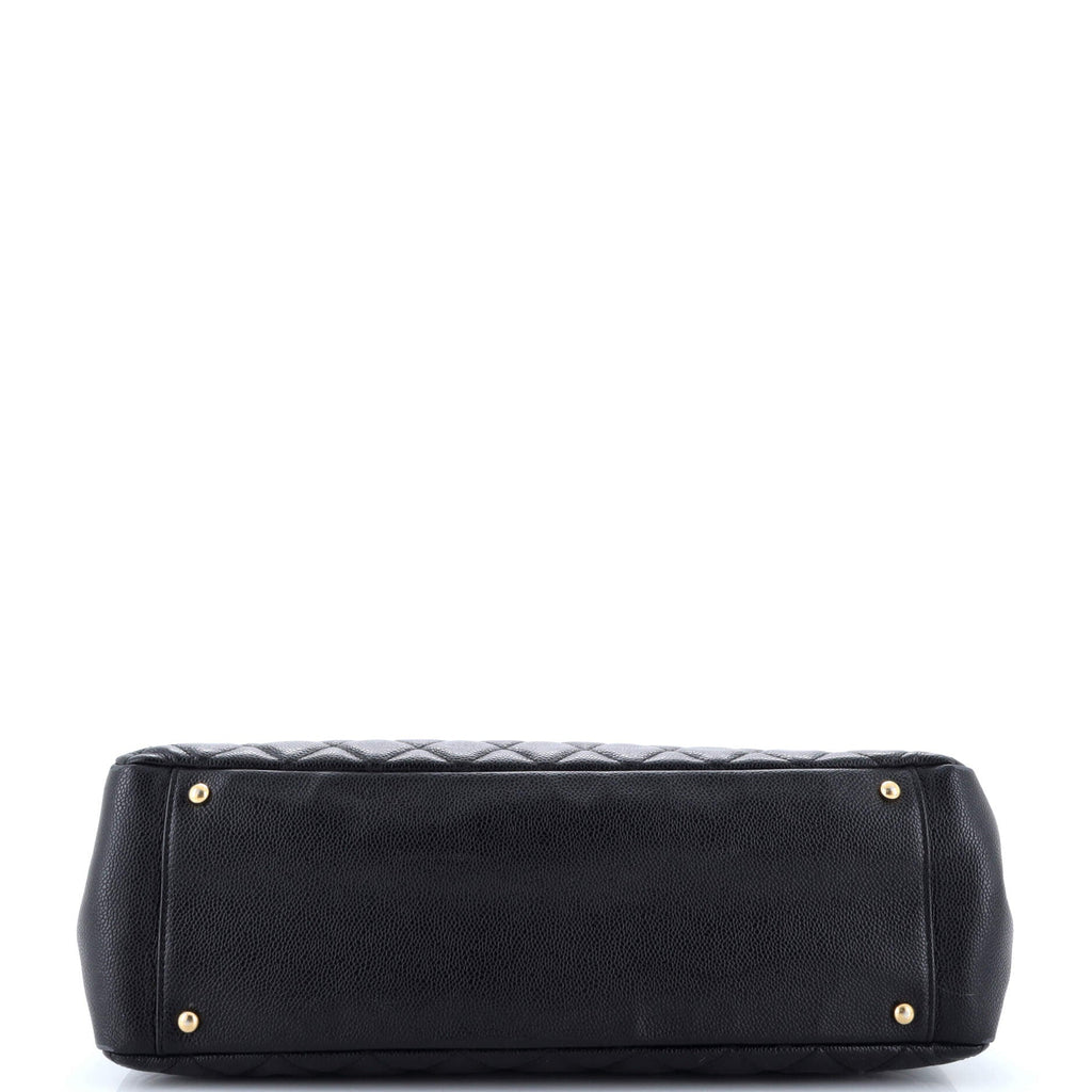 Chanel Grand Shopping Tote Quilted Caviar XL