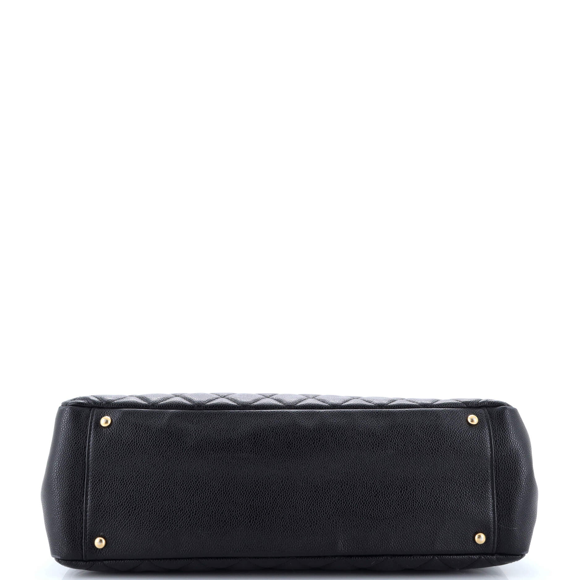 Chanel Grand Shopping Tote Quilted Caviar XL