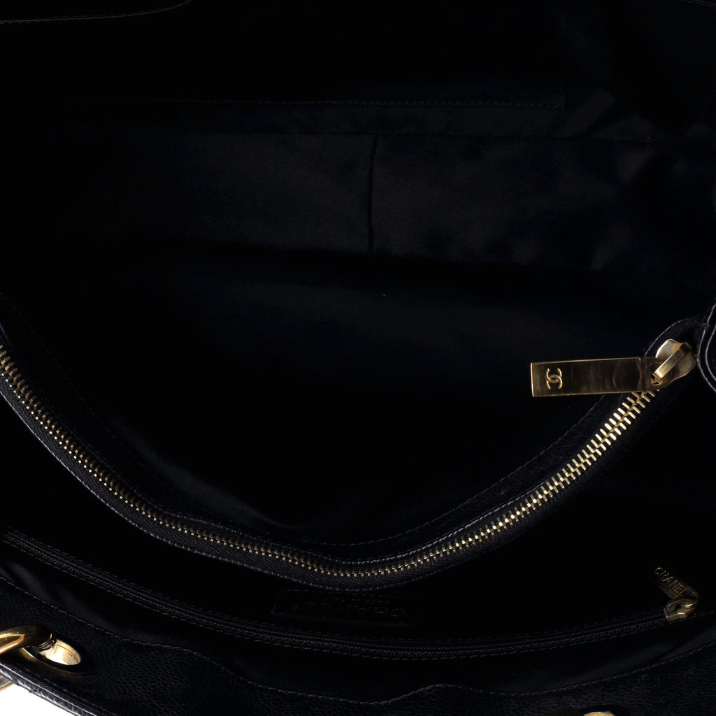 Chanel Grand Shopping Tote Quilted Caviar XL