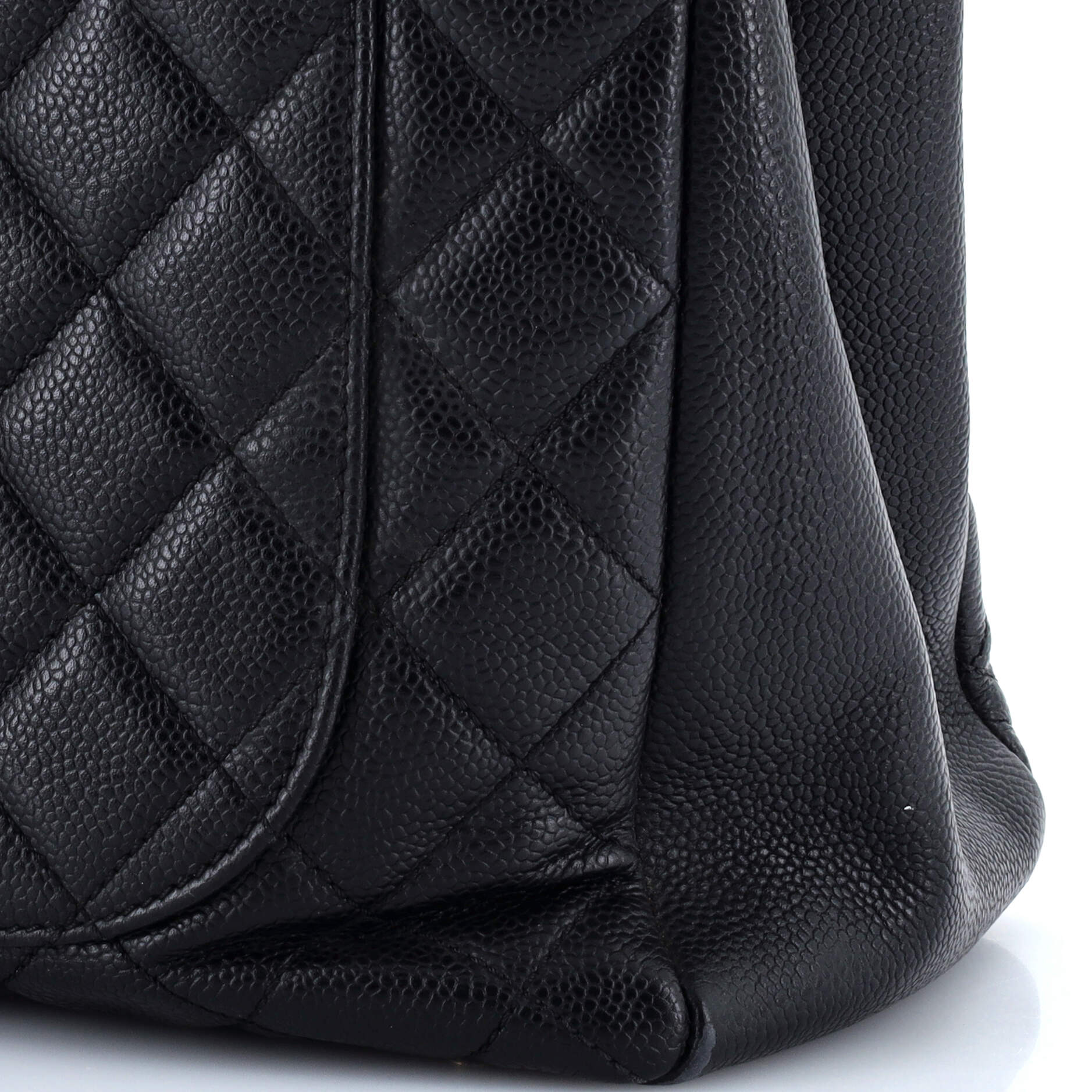 Chanel Grand Shopping Tote Quilted Caviar XL